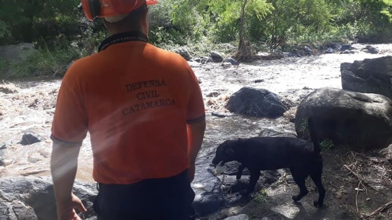 Repentina crecida del río El Tala
