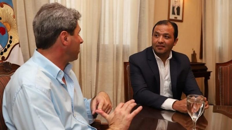 Sergio Uñac recibió al intendente de Santa María