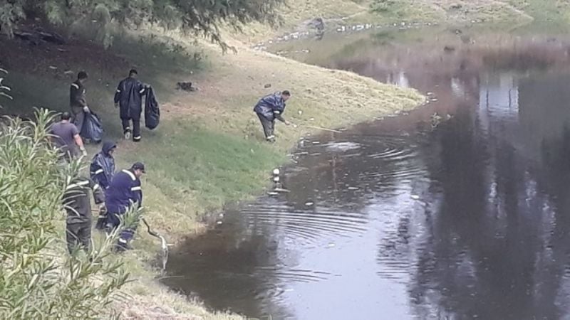 Mega operativo de limpieza en El Jumeal