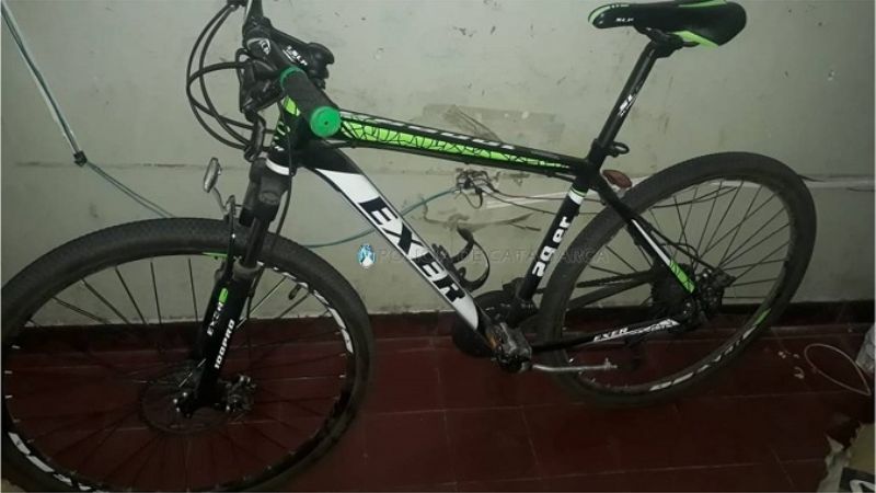 Encuentran una bici abandonada en pleno centro