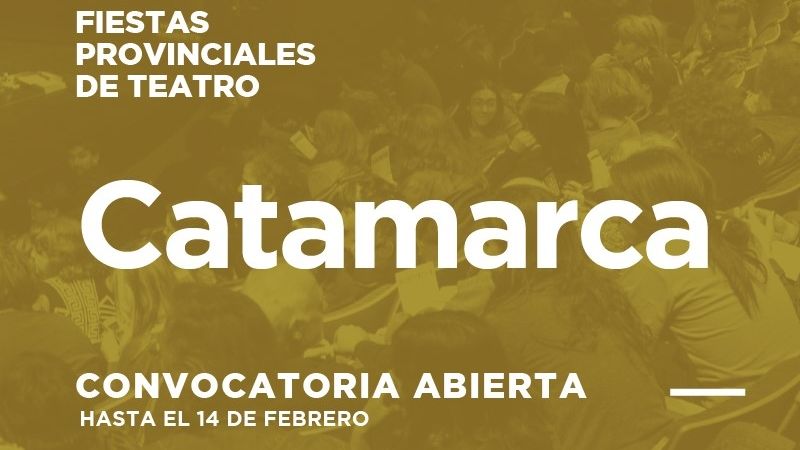 Inscriben a elencos para Fiesta Provincial del Teatro