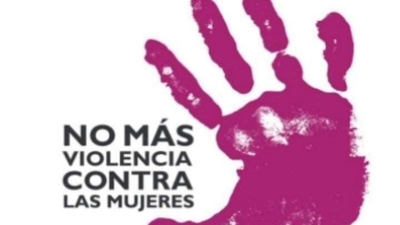 Marcha de mujeres en Recreo contra Polti