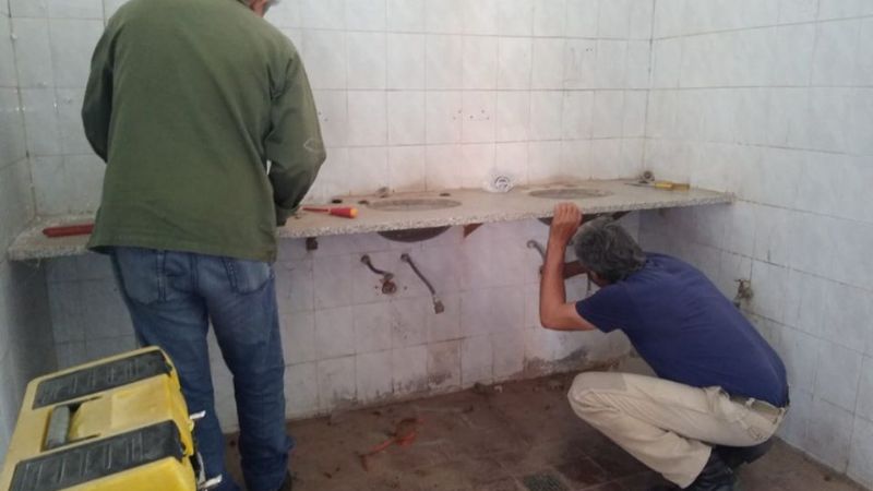 Continúan los trabajos de refacciones en escuelas