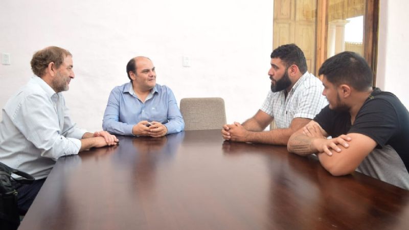 El intendente Saadi recibió al Círculo de Periodistas Deportivos