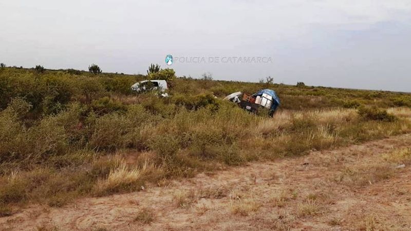 Accidente fatal en la ruta 60, en Las Salinas