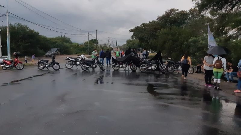 Piquete de cesanteados en Valle Viejo