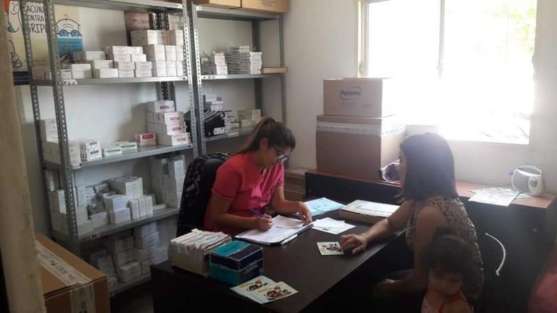 Continúa entrega de leche y medicamentos en postas sanitarias