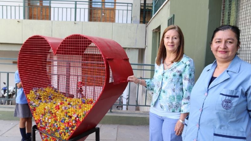 Corazón solidario en La Fray