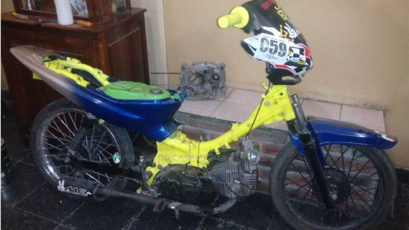 En un control, secuestran una moto robada en 2018