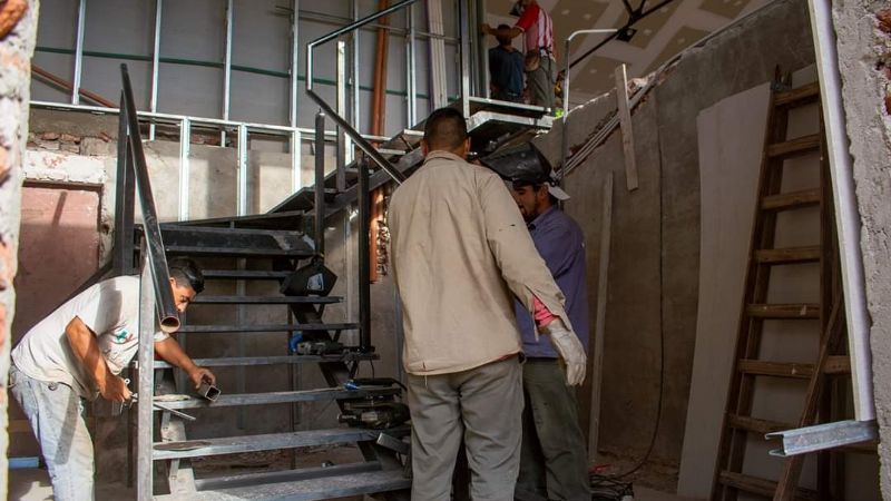 Avanza la obra de remodelación del Pabellón N°1 del CAPE