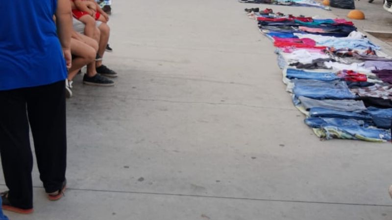 Feriantes se mudan a la plaza del Jorge Bermúdez