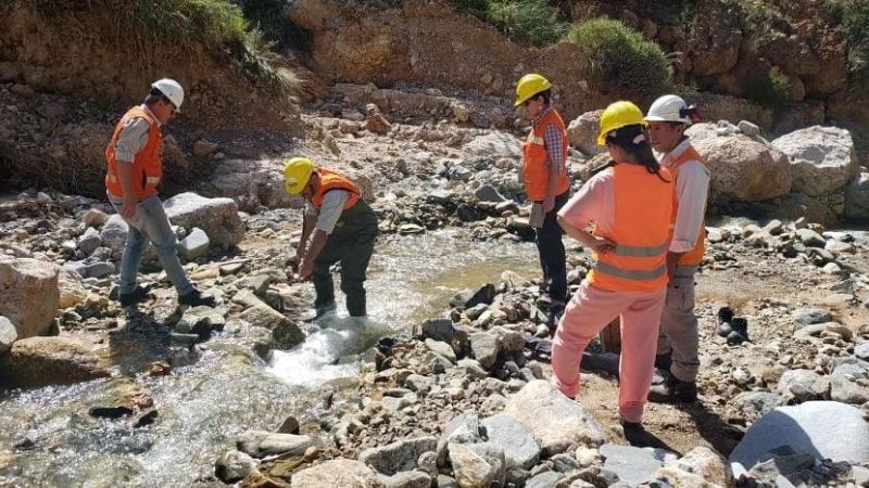 Inspeccionan en el proyecto minero Agua Rica