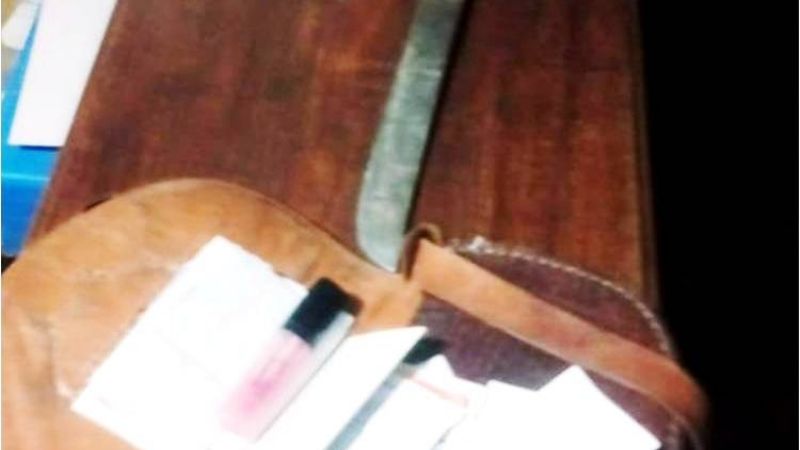 Menor robó una cartera e intentó agredir con un machete a policías