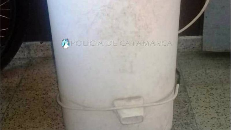 Detienen a un joven con un secarropa