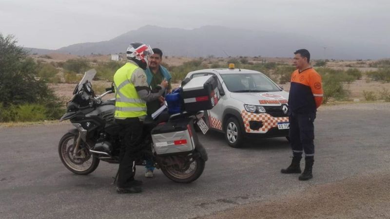 Controles sanitarios y de seguridad en los ingresos a Belén