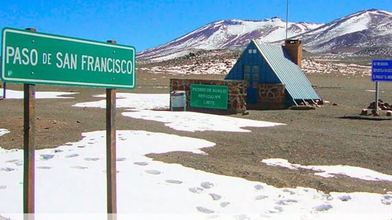 El Paso de San Francisco cerrado por razones sanitarias