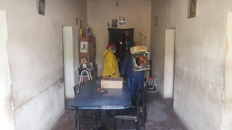 Intensa campaña de prevención contra el dengue y coronavirus en Tinogasta