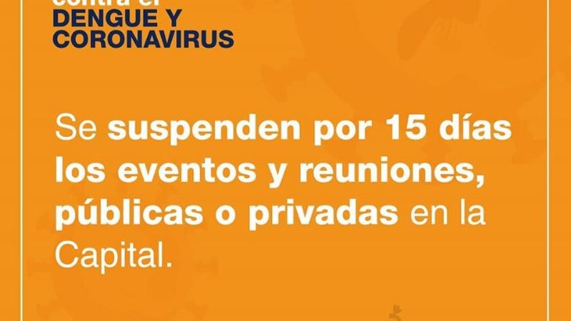 Medidas preventivas en la Capital por el coronavirus y dengue