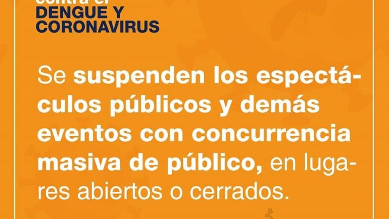 Medidas preventivas en la Capital por el coronavirus y dengue