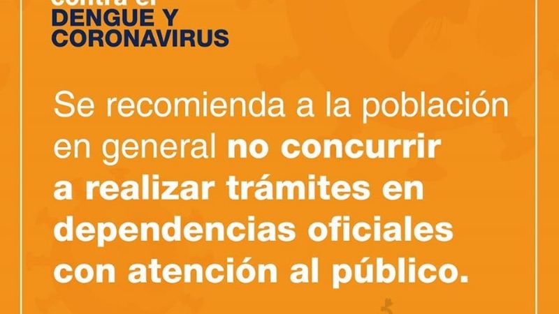 Medidas preventivas en la Capital por el coronavirus y dengue