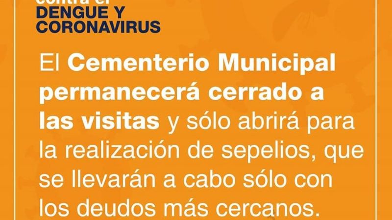 Medidas preventivas en la Capital por el coronavirus y dengue