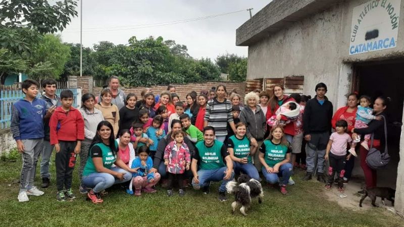 “Águilas Solidarias” visitaron El Mojón y la Villa de Ancasti