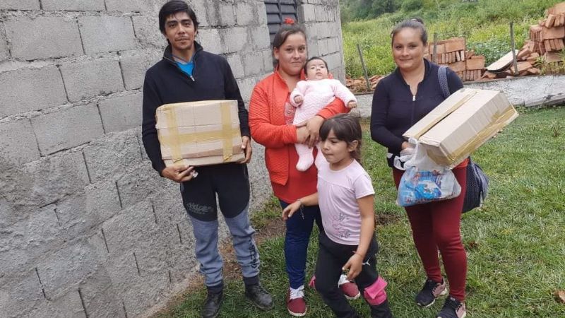 “Águilas Solidarias” visitaron El Mojón y la Villa de Ancasti
