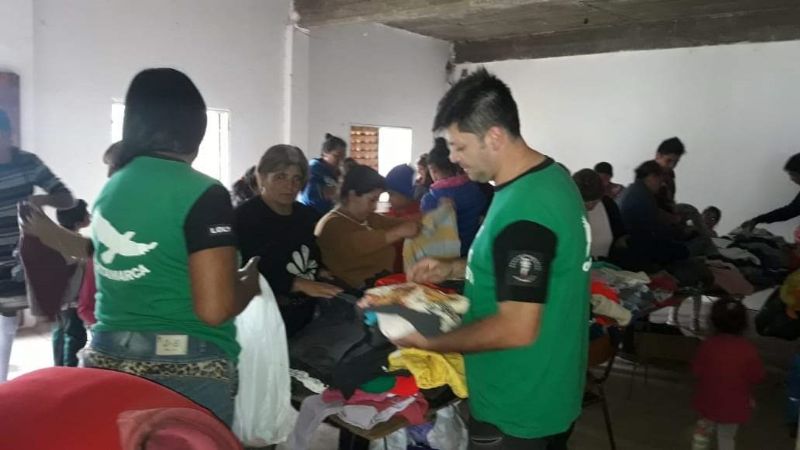 “Águilas Solidarias” visitaron El Mojón y la Villa de Ancasti