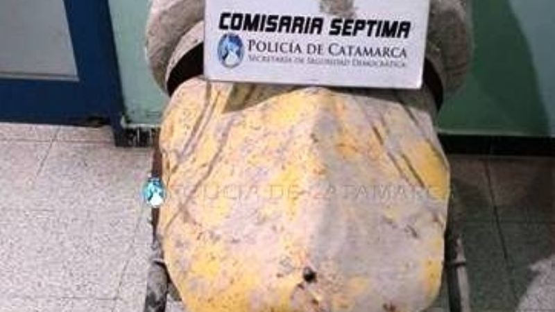 Robó una hormigonera, quiso escapar y lo atraparon