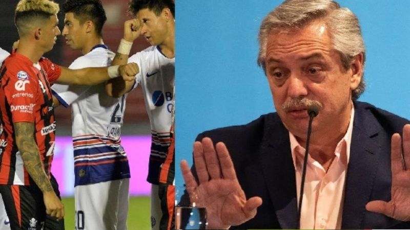 Por el Coronavirus, con el fútbol, Alberto “la pifió”