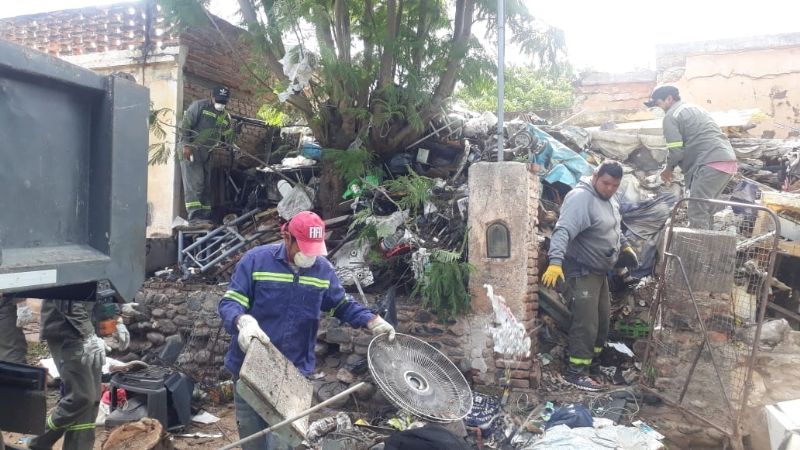 Impresionante despliegue municipal para limpiar toda la ciudad