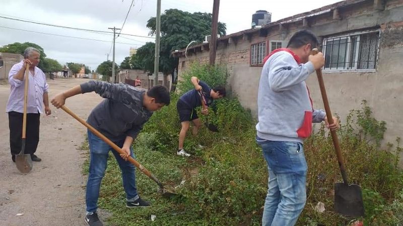 Sigue el operativo de limpieza y descacharreo en Recreo