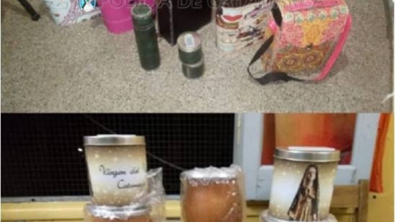 Policías fueron en busca de sets materos y encontraron varios elementos robados