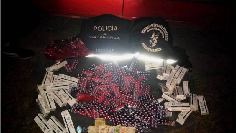 Secuestran gran cantidad de ansiolíticos y arrestan a dos hombres en Paclín