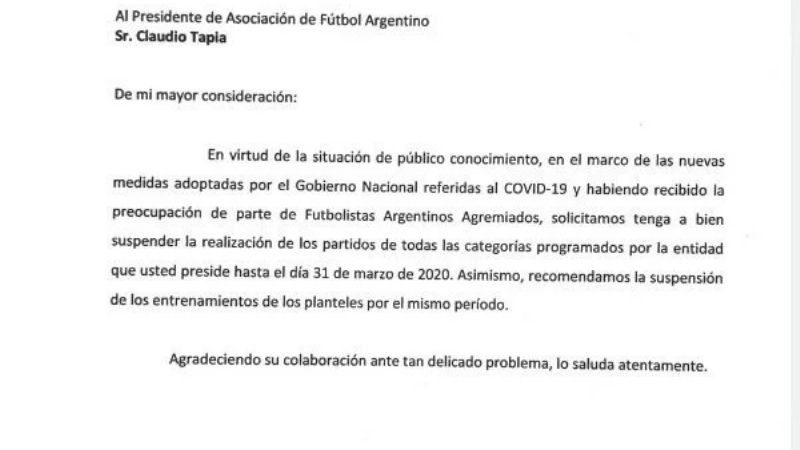 Es oficial: el fútbol argentino suspendido hasta el 31 de marzo