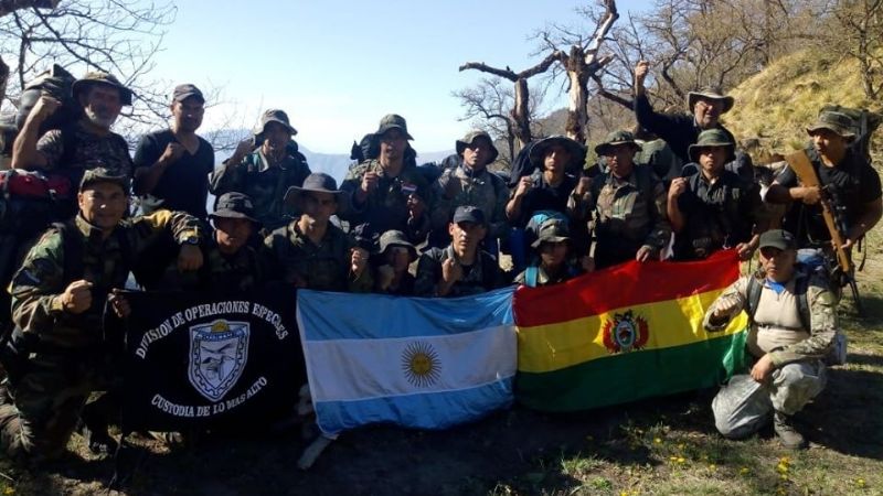 El Grupo Kuntur de la Policía ascendió al Nevado de Aconquija