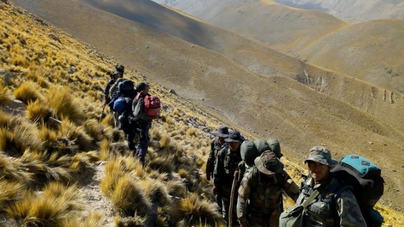 El Grupo Kuntur de la Policía ascendió al Nevado de Aconquija
