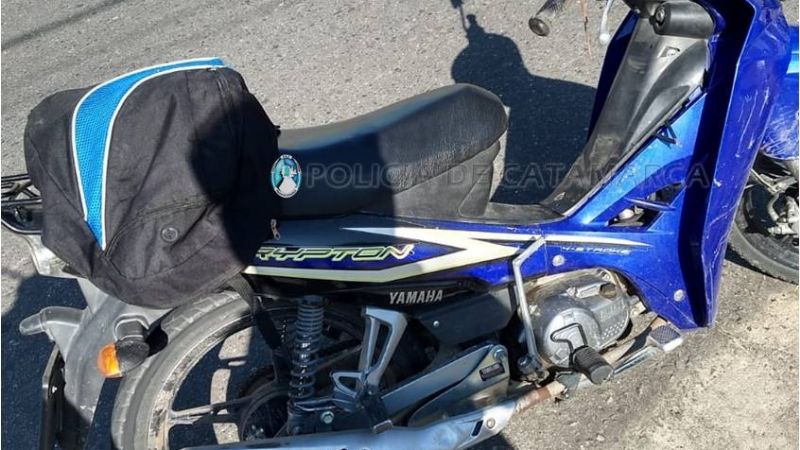 En una persecución, recuperan una moto robada
