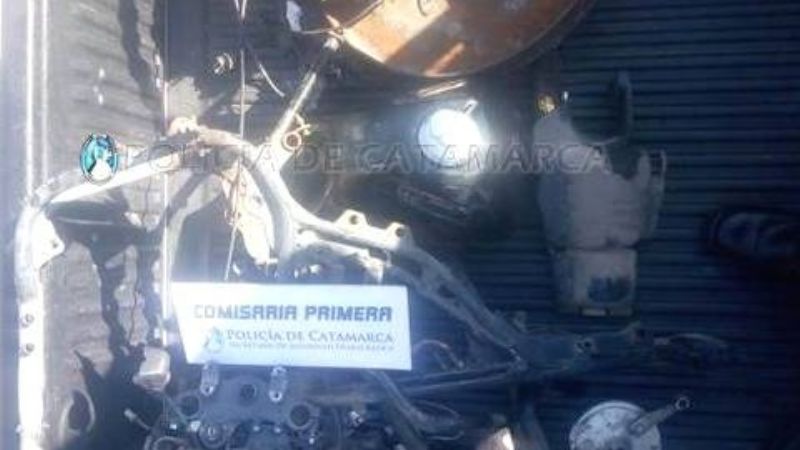 Recuperan motopartes y elementos robados