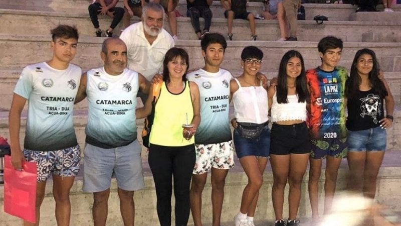 Podios catamarqueños en el triatlón de Salta