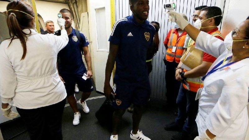 Boca ya está en Caracas para jugar por la Libertadores