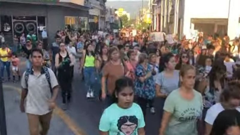 Una multitud pidió justicia por Micaela