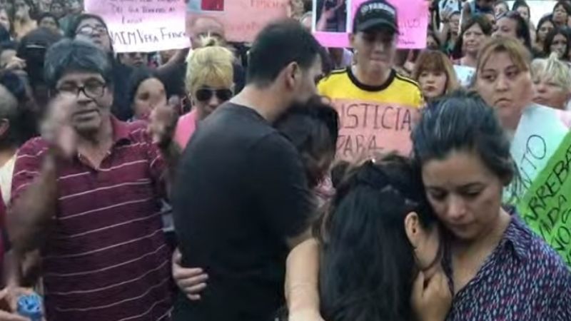 Una multitud pidió justicia por Micaela