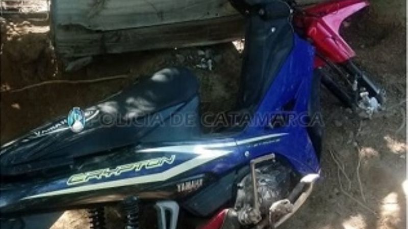 Secuestran dos motos robadas