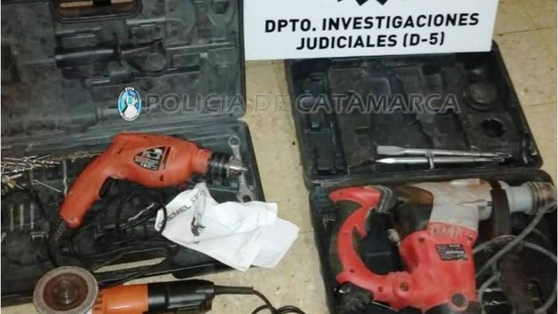 Vendía en Facebook varias herramientas robadas