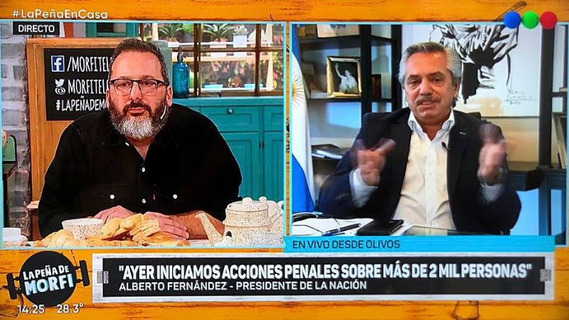 Alberto Fernández: "Me preocupa el idiota que circula consciente sabiendo que tiene fiebre”