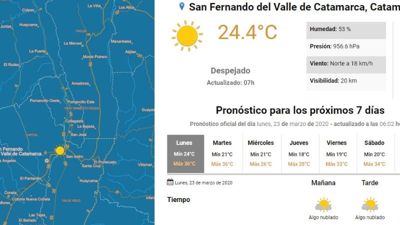 Servicio Meteorológico Nacional - Catamarca