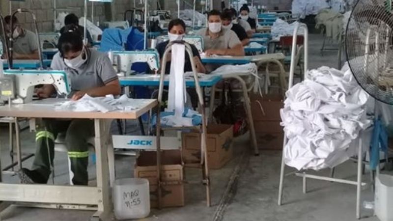 Producat entregó barbijos al Hospital de Niños
