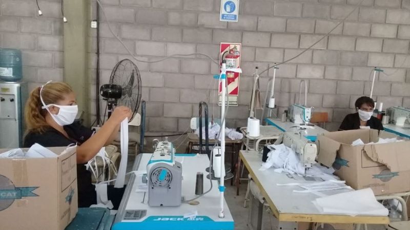 Producat entregó barbijos al Hospital de Niños