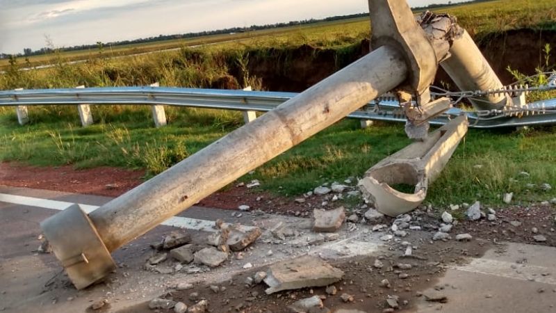 Tormenta causó importantes daños en las líneas eléctricas